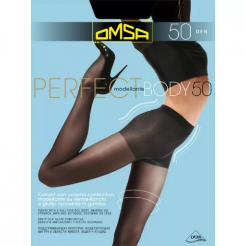 Колготки OMSA Перфект Боди 50den Daino 2-S