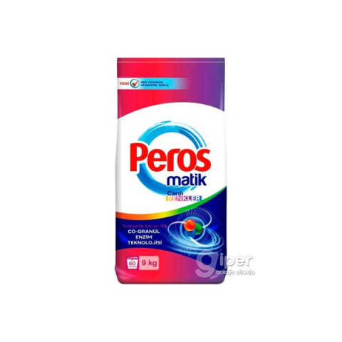 Стир. порошок PEROS для цветного белья 9кг