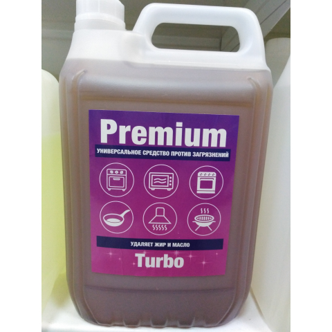 PREMIUM TURBO Универсальное средство против загрязнений удаляет жир и масло 5л №1