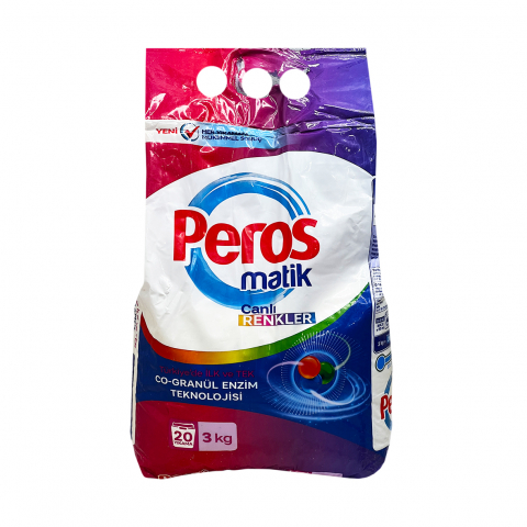 Стир. порошок PEROS для цветного 3кг